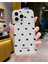 IPHONE 14 Promax Şeffaf Dalgalı Kenarlı Kalp Desenli Kılıf 2