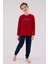 Garson Erkek Çocuk %100 Pamuklu 4 Mevsim Kumaş Uzun Kollu Pijama Takım 2
