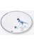 Blue Bird Beyaz Porselen Servis Tabağı 30X21,5 cm 1