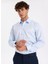 Slim Fit Sumos Yaka Düz Açık Mavi Erkek Gömlek F5WM-GML 2581 1