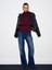 32277 Balıkçı Yaka Kaşmir Bluz-Bordo 5