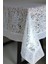 120X150 cm Dantel Kenar Pvc Muşamba Masa Örtüsü 1