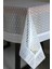 120X150 cm Dantel Kenar Pvc Muşamba Masa Örtüsü 2025-ÖRGÜHASIR 1