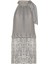 İşlemeli Piliseli Gece Elbisesi Gri K1962106_004 5