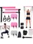 Full Vücut Pilates Bar Seti Egzersiz Çubuğu Ayarlanabilir Evde Onlarcak Farklı Spor Jimnastik Olanağı Kapı Askılı Çantalı 1