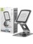 360 Derece Haraketli Yükseklik Ayarlı Rotary Folding Metal Masaüstü Ev Ofis Telefon Tablet Standı Gümüş 1