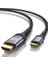 Mini HDMI - HDMI Kablosu 2m [4k @ 60Hz, 18GBPS] Mini HDMI - HDMI Naylon Örgü Kablo Desteği 4k, 1080P, 2k @ 120Hz, 3d, Hdr, Arc, Çift Yönlü Kamera, Laptop, Tv, Monitör, Projektör Gri.. 1