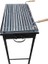 cm Köfteci Izgarası Oluklu Lama Izgaralı Demir Mangal Portatif Katlanır Ayaklı 2