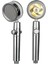 Silver Sapphire Turbo Pervaneli Duş Başlığı Yüksek Basınçlı Fıskiye Batarya Start/stop Düğmeli Duş Hortumu 150 cm ve Mafsal Set Duş Başlığı Seti 2
