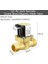 Ac 220V 1/2" Solenoid Valf, Normalde Kapalı (Nc) Pirinç Solenoid Anahtarı Içme Çeşmeleri Elektrikli Su Kontrol Vanası, Çamaşır Makinesi, Bahçe Sulama Için 2
