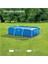 Küçük Aile Çerçeveli Havuz 2,6 M x 1,6 M x 0,65 M #28271, Mavi 2
