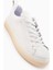 Lina Hakiki Deri Beyaz Kadın Sneaker Ayakkabı 1