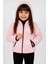Pembe Çiçekli Tek Üst Kız Çocuk Peluş Hırka 1