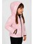 Pembe Çiçekli Tek Üst Kız Çocuk Peluş Hırka 2