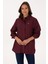 Kadın Plum Gömlek Desenli 50316422-VR177 1