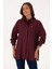 Kadın Plum Gömlek Desenli 50316422-VR177 3