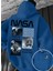 Büyük Beden Özel Tasarım Kapüşonlu Nasa Unknown Sırt Baskılı Oversize Trend Erkek Sweatshırt 1