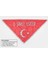 Bolat Avm ''o Şimdi Asker'' Yazılı Pullu Kına Örtüsü (Eldivenli) Kırmızı Renk (Üçgen Şeklinde) 5