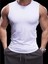 Rutbil Sıfır Kol Fitness Body Gym Body Sporcu Uzun Sıfır Fitness Body Beyaz 2