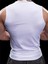 Rutbil Sıfır Kol Fitness Body Gym Body Sporcu Uzun Sıfır Fitness Body Beyaz 3