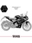 Bajaj RS200 Kaplama Sticker Şimşek Yıldırım Motor Kaplama Modeli Hazır Kit 2