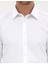Erkek Beyaz Slim Fit Uzun Kollu Gömlek 50312340-VR013 6