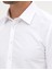Erkek Beyaz Slim Fit Uzun Kollu Gömlek 50312340-VR013 7
