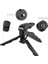 Tripod Modern Tasarım 3 Ayak Mini Kamera ve Telefon Tripodu + Döner Başlık Telefon Tutucu Hafif Taşınabilir K555 5