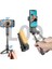 Akıllı Telefonlar Için Gimbal Stabilizator Kendinden Işıklı Ultra Hafif 360 Derece Dönebilen Başlık Android ve iPhone Katlanabilir Video Kaydı Için Sabitleyici L09 2