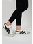 E-2006-2054 Beyaz Siyah Unisex Sneaker Spor Ayakkabı 7