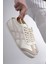 E-2010-2055 Ekru Bej Unisex Sneaker Spor Ayakkabı 7