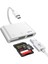 USB Type-C 3in1 Micro Sd Tf Hafıza Kartı Okuyucu USB Çevirici Kamera Macbook Matebook 2