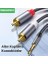 3.5mm Aux Jack To Rca Hi-Fi Ses Kablosu 1 Metre 5