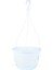 SM03 Safir Makrome Askılı Saksı Askısı ile Birlikte 26,5cm, 6 Litre Beyaz 1