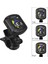 AT-105 Şarj Edilebilir Clip-Tuner Renk Ekran Dahili Pil Kromatik Gitar Bas Ukulele Keman Için 5