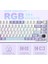 AK820PRO 75% Tkl Mekanik Oyun Klavyesi,2.4g Kablosuz/bt5.1/usb-C Kablolu,tft Renkli Ekran ve Cnc Düğmeli 81 Tuş,rgb Aydınlatma-Mor Beyaz 5