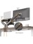 Bayou Nb 10-17" Dizüstü Bilgisayar Için Ayarlanabilir Tepsili Dizüstü Bilgisayar Montajı, 17-30" Monitör Için Vesa Plakalı Tam Hareket Kolu, Kelepçeli Gromet Montajı F160-FP (Siyah) 4