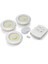 Uzaktan Kumandalı Pilli LED Spot Lamba Ampul 3'lü Set Yapışkanlı 3