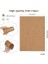 50 Adet A4 Kraft Kağıdı 21 x 29,7 cm 200 G/m² Yazdırılabilir Kraft Karton A4 Kendin Yap Boş Kartlar, Düğün Davetiyeleri, Şükran Günü Kartları 2