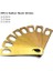 8 Parça Gitar Boyun Şimleri 4 x 0,2 Mm, 2 x 0,5 mm ve 2 x 1 mm Kalınlık Pirinç Şim, Gitar ve Bas Cıvata Boyun Onarımı, Altın 3