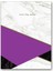 Color Mermer Mini Defter Çizgili Mor 1