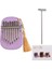 Kalimba Kalimba Mini Başparmak Piyano, 8 Tuşlu Taşınabilir Müzik Aleti, Tune Çekiç Dahil, Yetişkinler Için Hediye, Partiler ve Seyahat Için Ideal 1