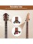 Gitar Duvar Askısı, 2'li Paket Duvara Monte, Siyah Ceviz Ahşap Kancası, Akustik Kancası Elektro Gitar Bas Banjo Mandolin Için Tutucu, Duvar Standı 4