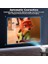 Projektör 4K Taşınabilir Projektör Video Projektörü Wifi 6 Android 11 Retroprojector 1080P Full Hd Telefon Pc Lap HDMI Ev Sineması 180° Döndürme (HY300PRO) 3