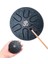 Mini Çelik Dilli Davul 3 Inç (8 Cm) Bagetli 6 Nota El Perküsyon, Müzik Kitabı, Çekiç, Müzikal Yogaya Yeni Başlayanlar Yetişkin Çocuklar Için Handpan (Mavi) 1