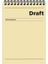 Color A4 Kareli Bloknot Draft - Sarı 1