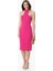 Boyun Ve Sırt Detaylı Elbise Fuşya Y1611060_003 1