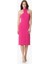 Boyun Ve Sırt Detaylı Elbise Fuşya Y1611060_003 2