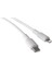Coral iPhone Uyumlu Type C-Lightning Pd Hızlı Şarj Kablosu (Beyaz + Beyaz Uç) (120 Cm) 1