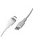 Coral iPhone Uyumlu Type C-Lightning Pd Hızlı Şarj Kablosu (Beyaz + Beyaz Uç) (120 Cm) 3